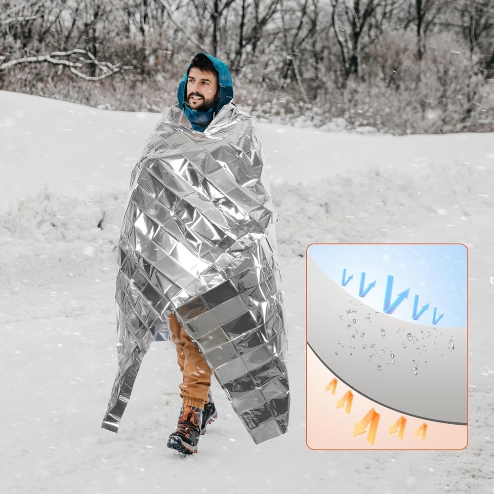 Emergency Space Blankets 6PK