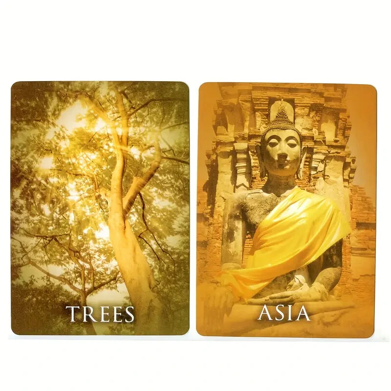 Past Live Oracle Cards Deck with pdf guidebook, Fo Telling Game
