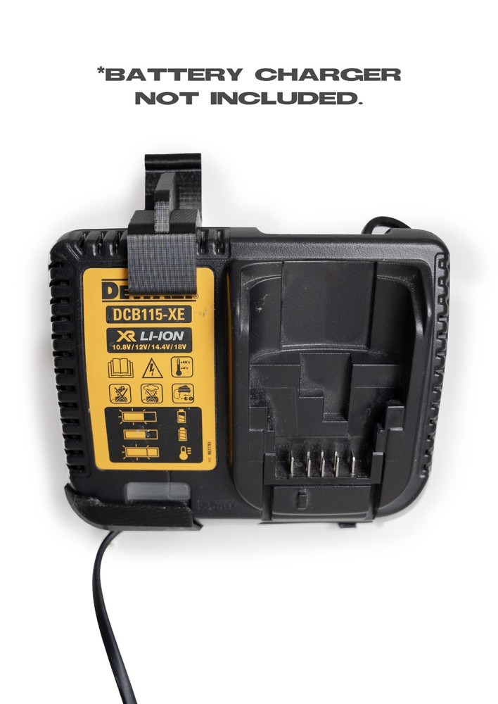 Wall Mount for DeWALT Multi-Voltage Charger DCB115-XE | 3D Printed