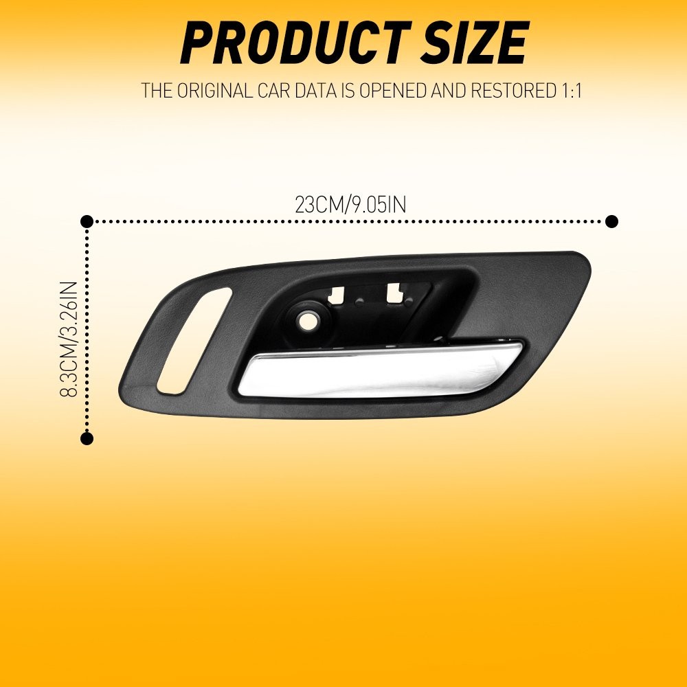 2pcs For 2007-2013 Avalanche Chevy Interior Door Handle Front Left Right EAH