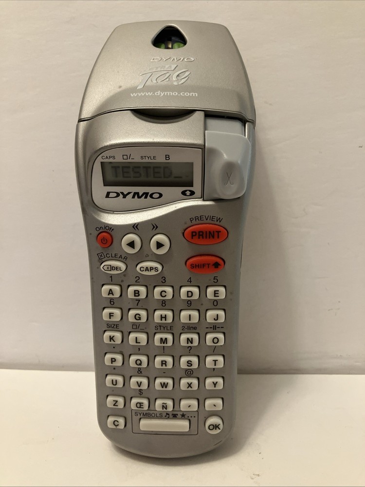 Dymo Label Maker Letra Tag Handheld Tested Works Great