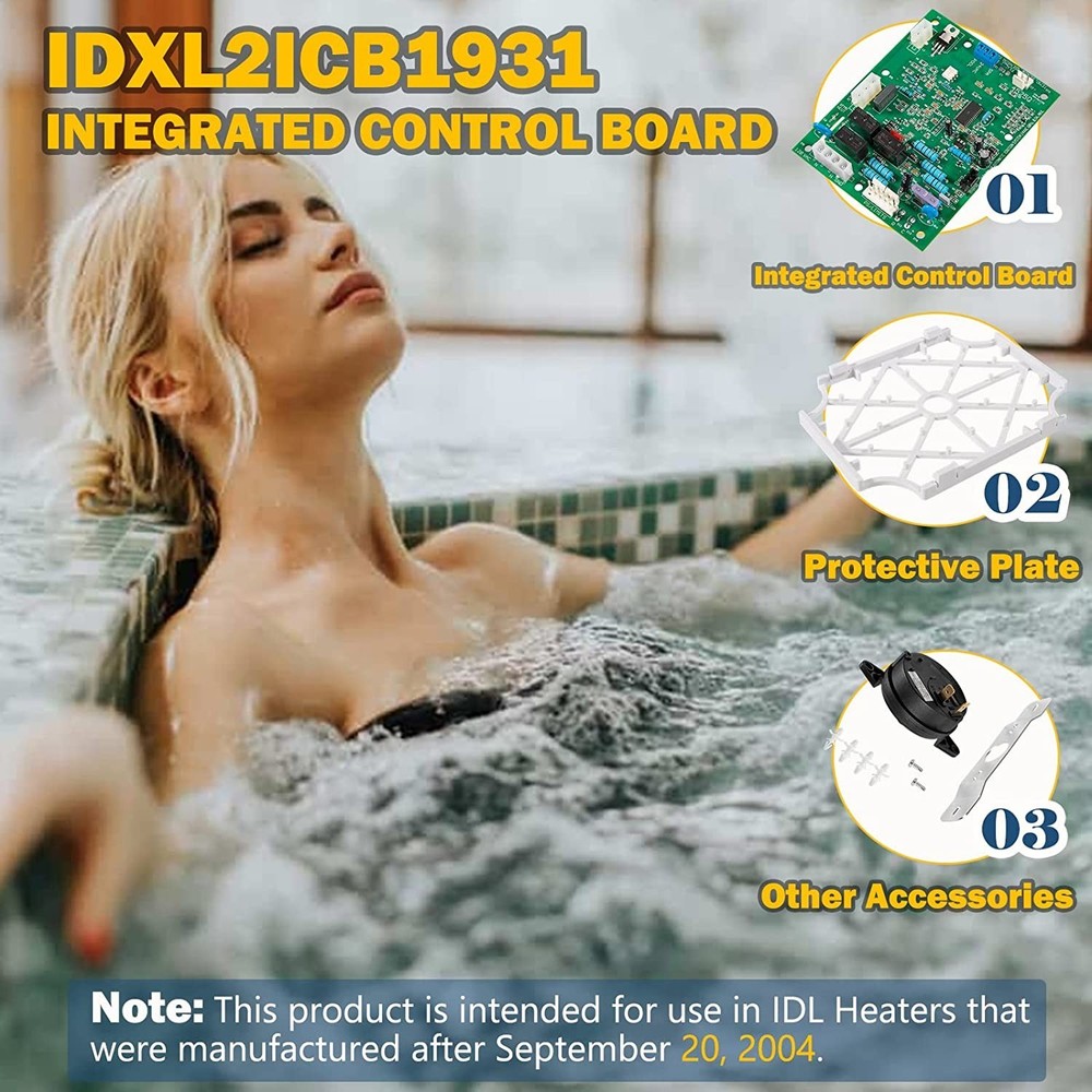 For FDXLICB1930 Hayward Heater Integrated Control Board Replacement Kit