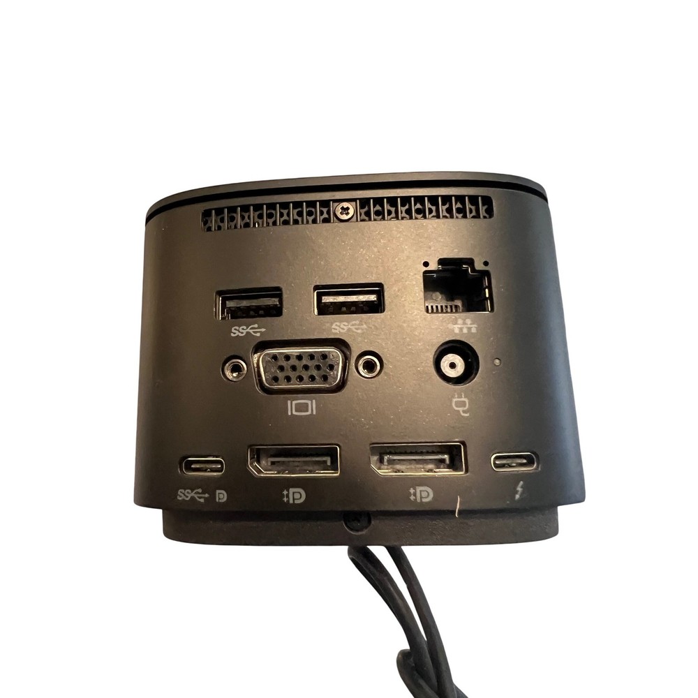 HP Thunderbolt Dock 120W G2 HSN-IX01 2UK37UT#ABA with AC Adapter Black