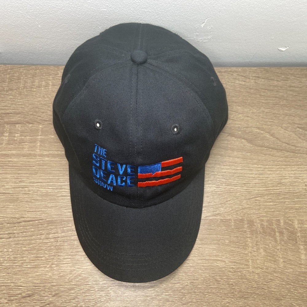 The Steve Deace Show Hat Cap Strap Back One Size Black Mens Adjustable Elevate