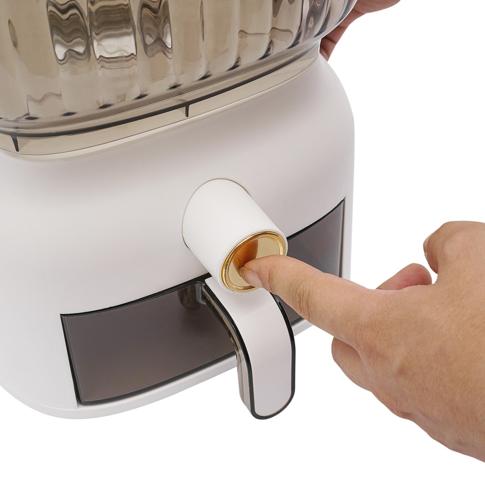 22lbs Rice Dispenser Grain Storage Container Kitchen Organizer With Rice Cup