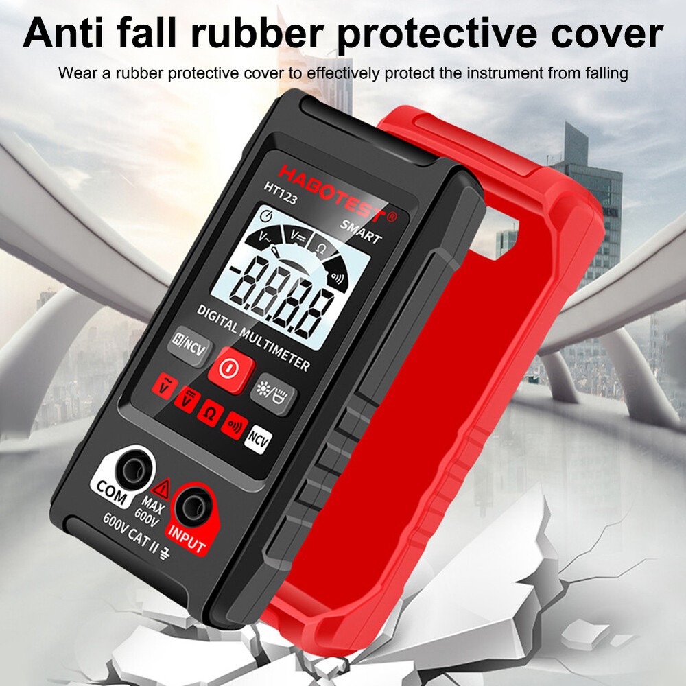 Digital Multimeter Electrical Auto-Ranging Voltmeter Non-Contact Voltage Tester