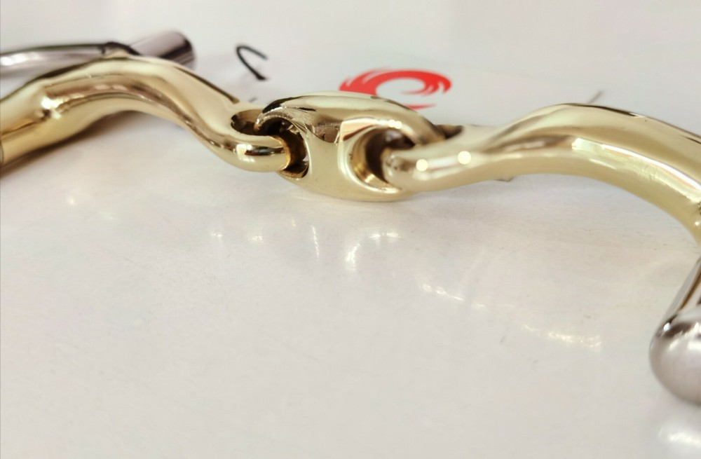 D-Ring 14MM Curved Turtle Angled MP Snaffle Bit (UKSALES25®)*SAME DAY DISPATCH*