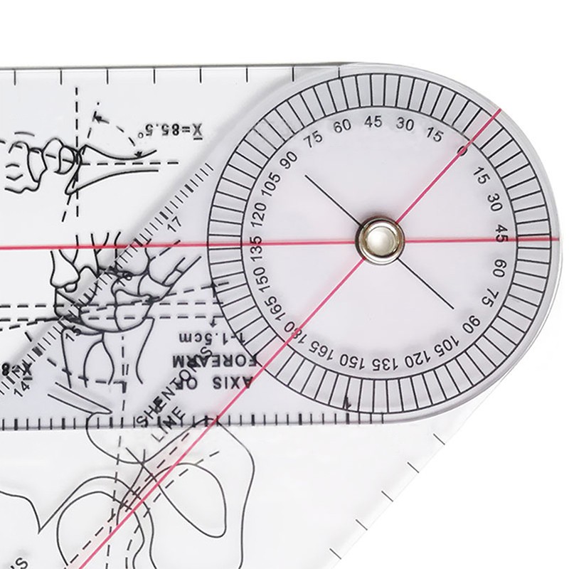 Multi-Ruler Goniometer Angle Medical Ruler Joint Orthopedics Tool Instruments!