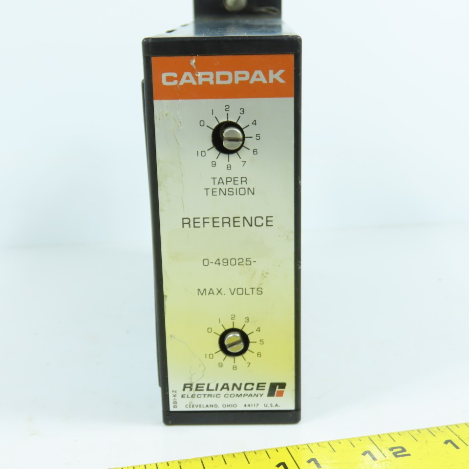 Reliaince 0-49025 Cardpak Control Module