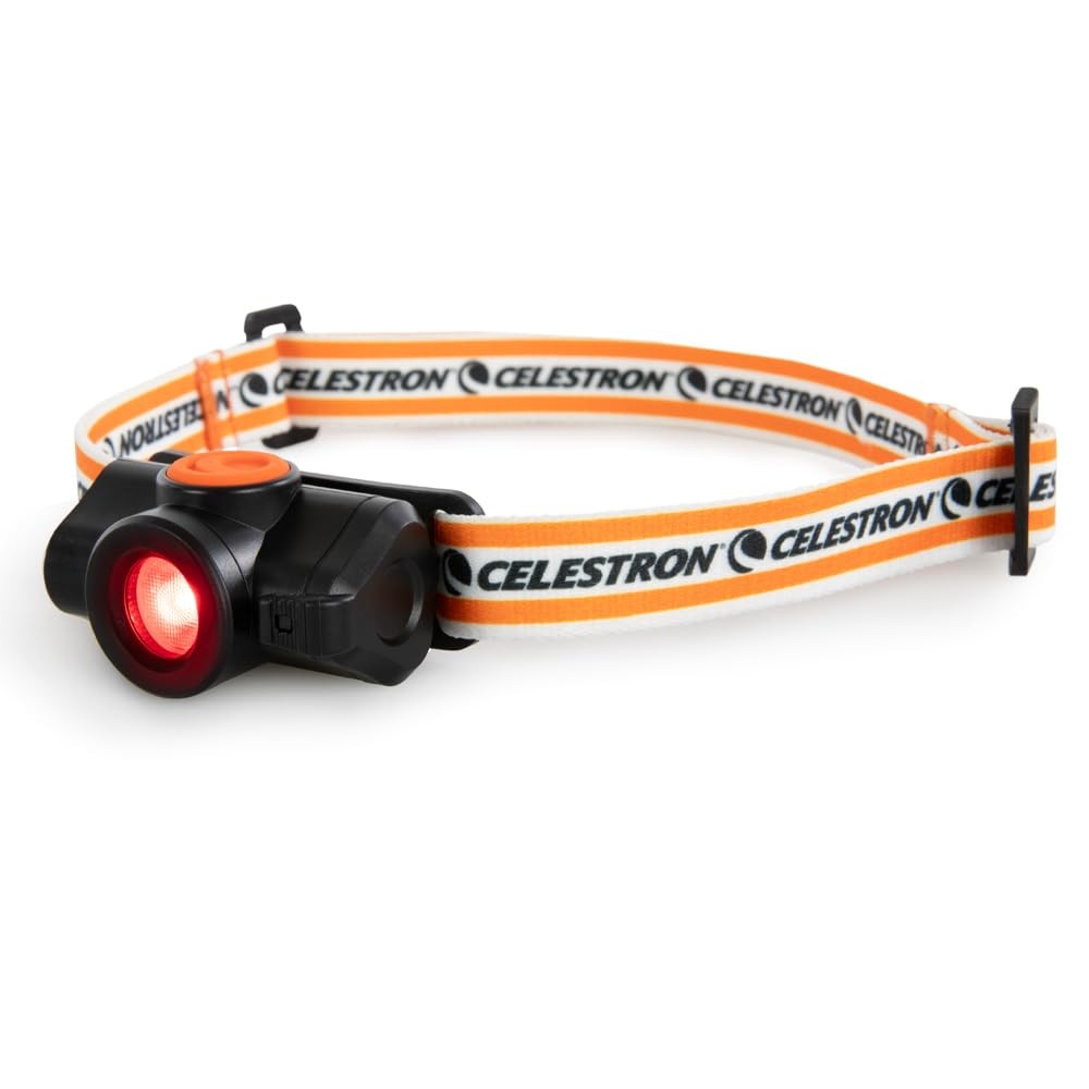 Night Vision Headlamp Multiple Modes SOS Setting Astronomy Camping 45 Deg