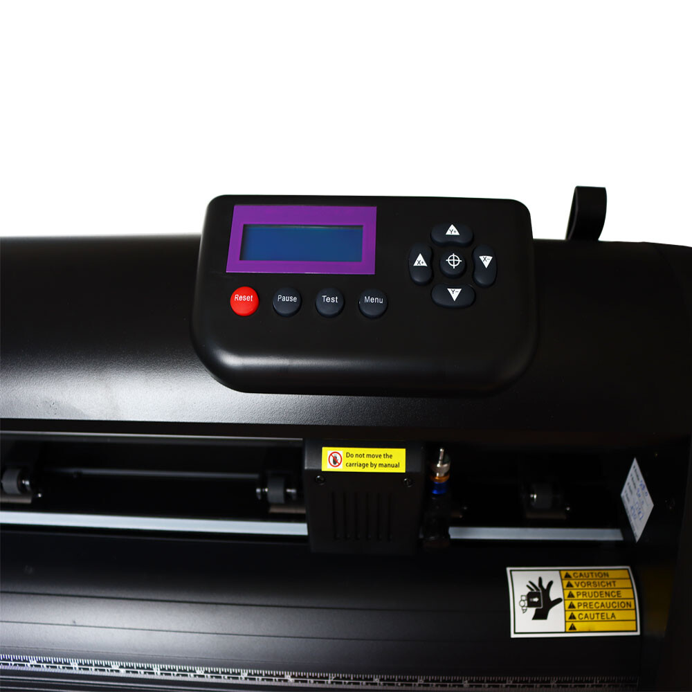 24'' Vinyl Cutter Plotter Cutting Machine w/ Automatic Contour Cutting LCD Scree