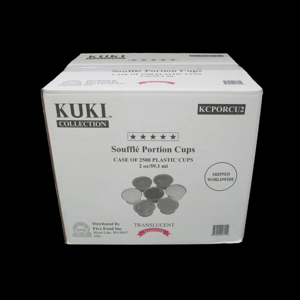 2oz Portion cups - 2500 Cups - Kuki Collection
