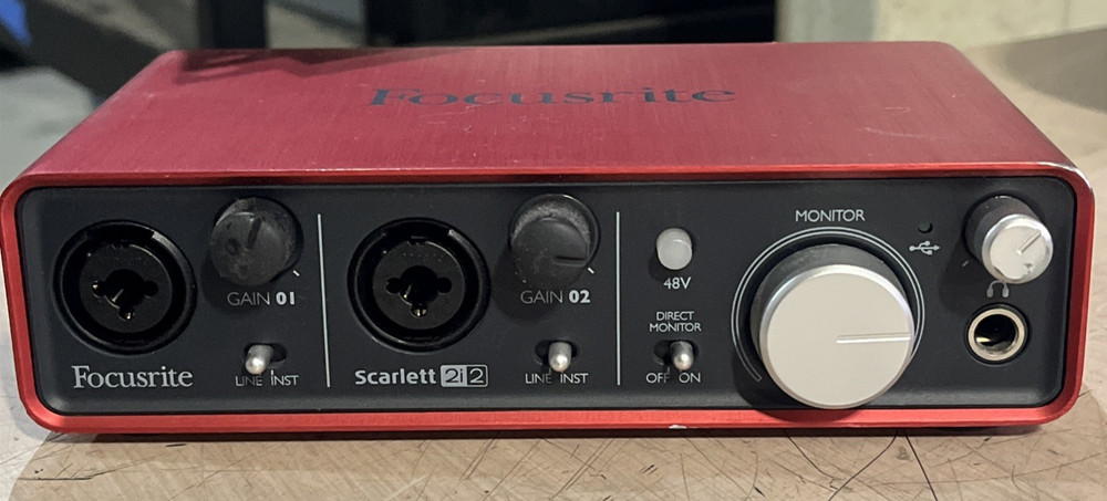 FOCUSRITE SCARLETT 2i2 2X2 USB AUDIO INTERFACE 3RD GENERATION