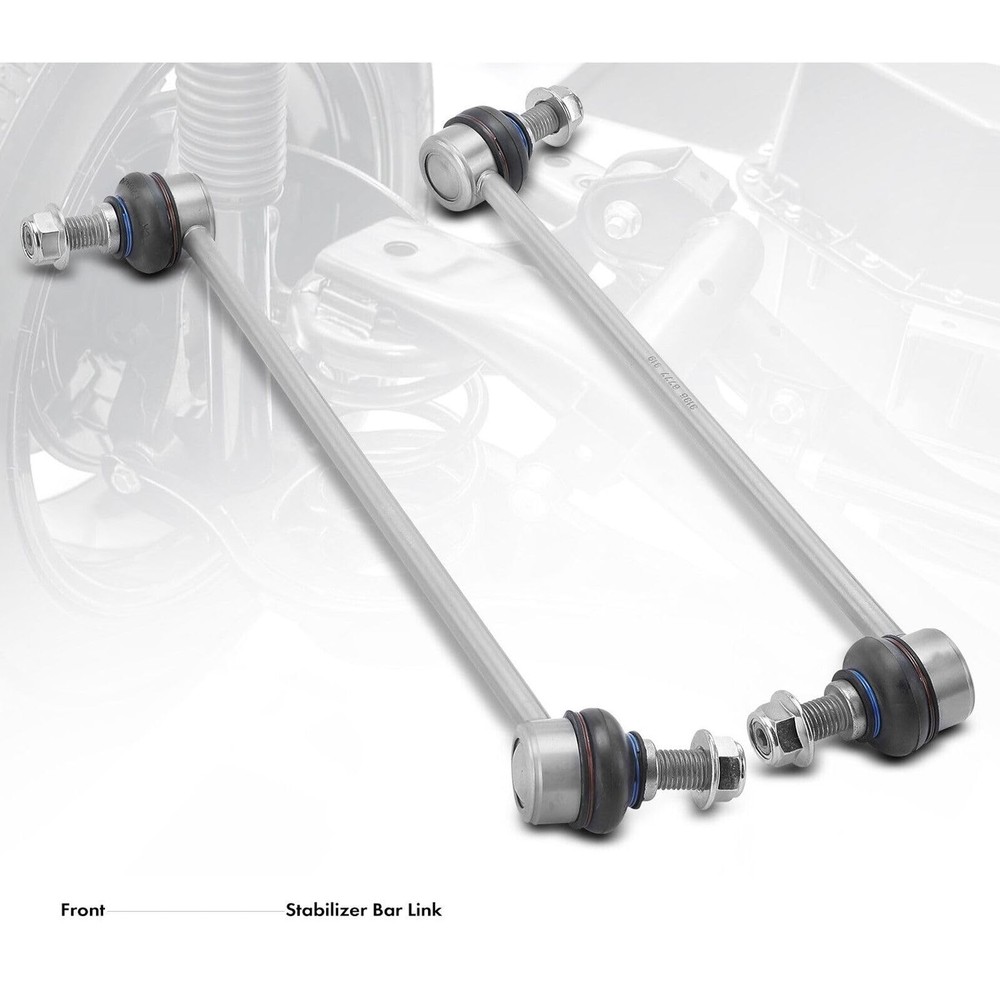 Front Stabilizer Bar Mounting Hardware 2pcs Tie Rod Assembly 31356777319