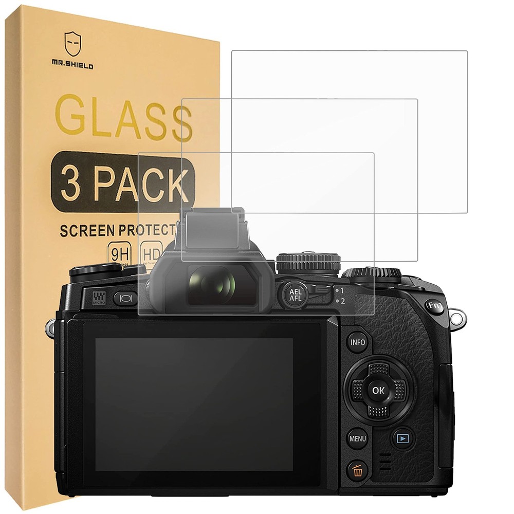 Mr.Shield [3-Pack] Screen Protector For Olympus OM-D E-M1 MARK II/MARK clear