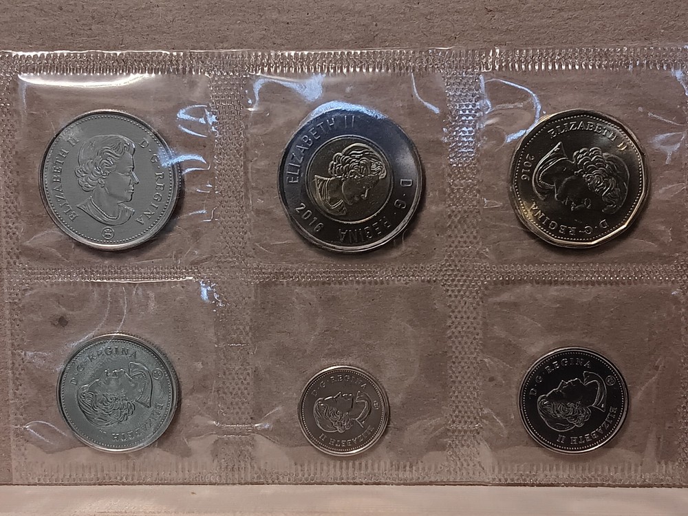 Canada 2016 Uncirculated Set-6 coins