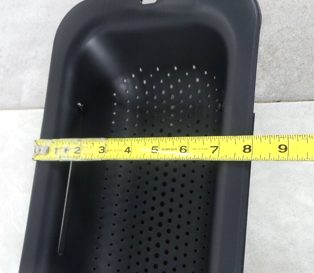 COLLAPSABLE SINK COLANDER AND STRAINER BLACK (O20094-1