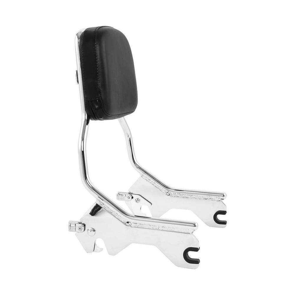 Black/Chrome Sissy Bar Backrest Fit For Harley Softail Heritage Classic 2018-24