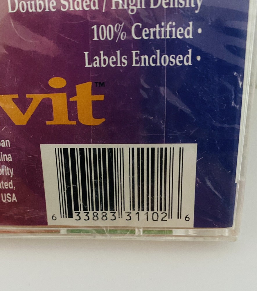 Savit HD 3.5 Microdisk IBM Formatted 2 Pack Sealed