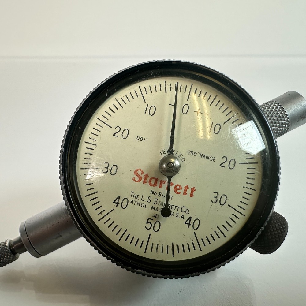 Vintage Starrett Dial Indicator 81-141