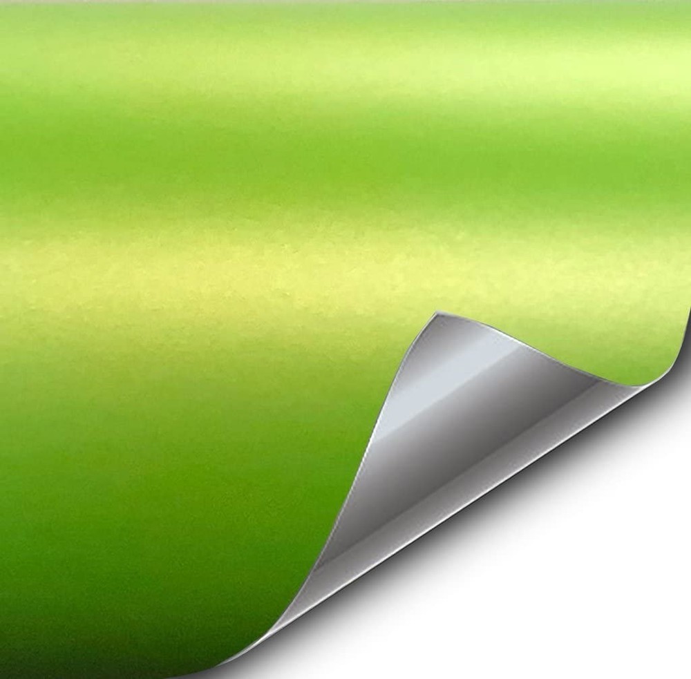 VViViD+ Matte Metallic Lime Green 1ft x 5ft,