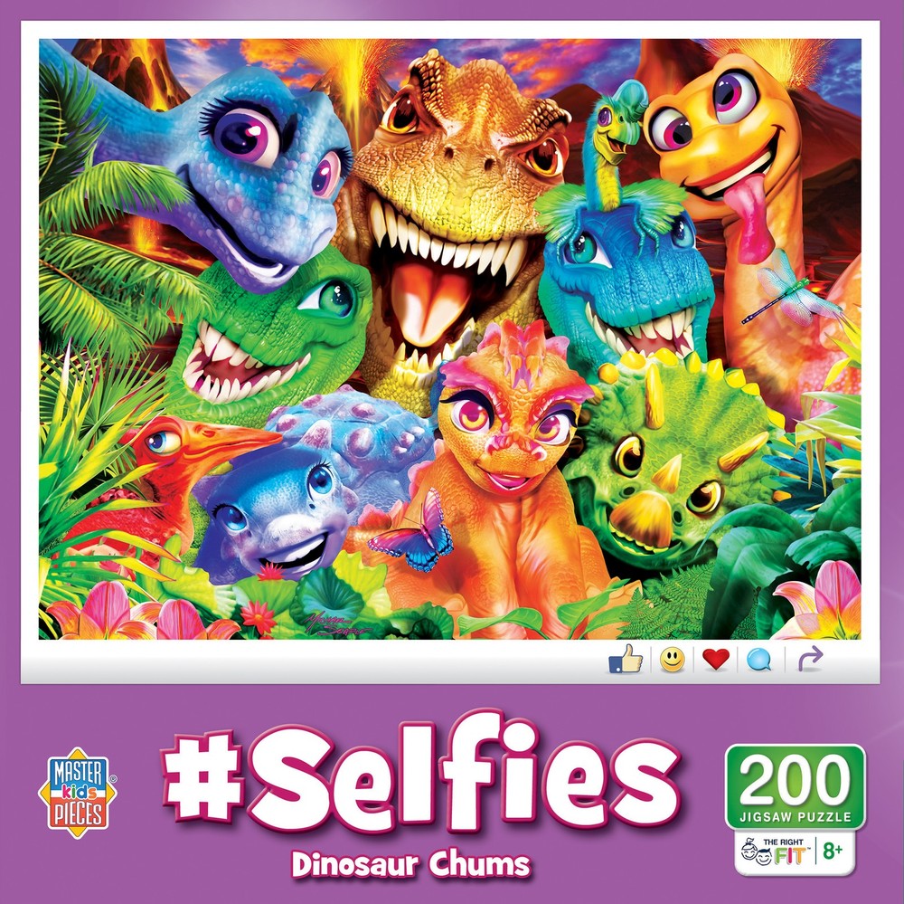 MasterPieces - Selfies - Dinosaur Chums 200 Piece Jigsaw Puzzle