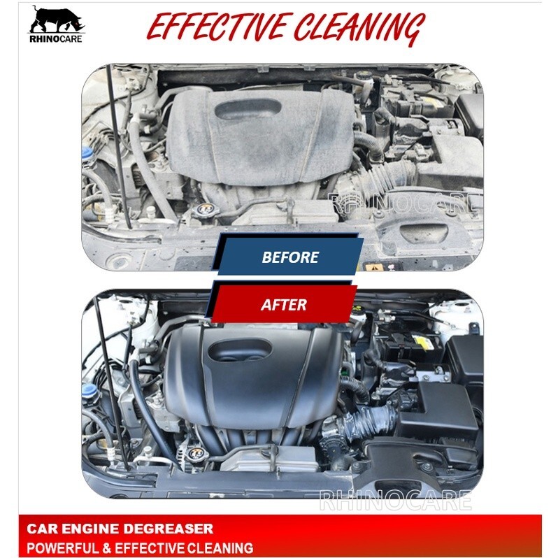 WHOLESALE (12 x 500ml) Car Engine Cleaner Engine Degrease Foam Spray