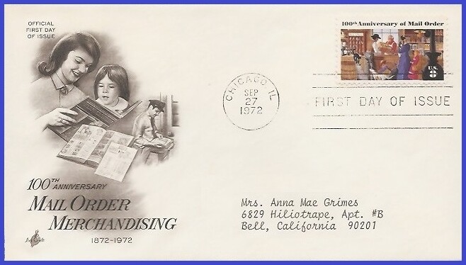USA5 #1468 ADDR ARTCRAFT FDC   Mail Order Business