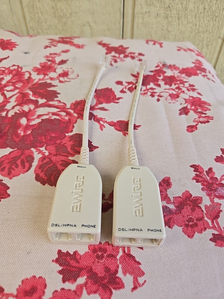 2 Pack 2Wire DSL Filter For Single-Line Phones Internet Splitter LFT4-1-GB