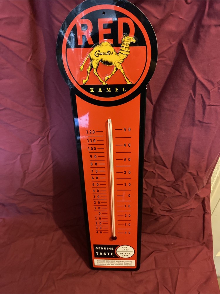 Red Kamel Thermometer Vintage 1996 20”