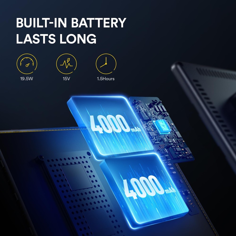 19.5W LED Video Soft Light Panel, 650Lux/m 13" Camera Panel Light Built-in 80...