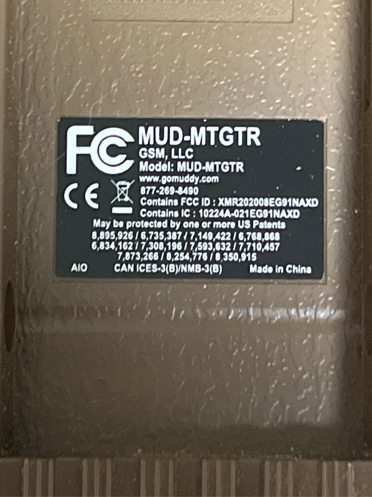 Muddy Mitigator Cellular Trail Camera