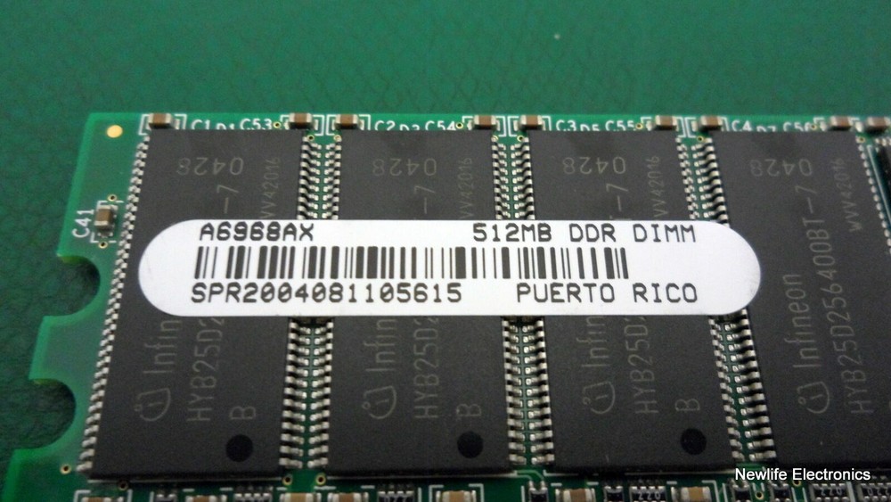 HP A6968-69001 512MB PC-2100 DDR-SDRAM Server Memory A6968AX