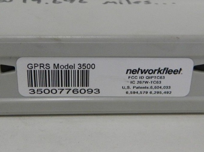 NETWORKFLEET LIGHT DUTY L3500 GPRS MODEL 3500