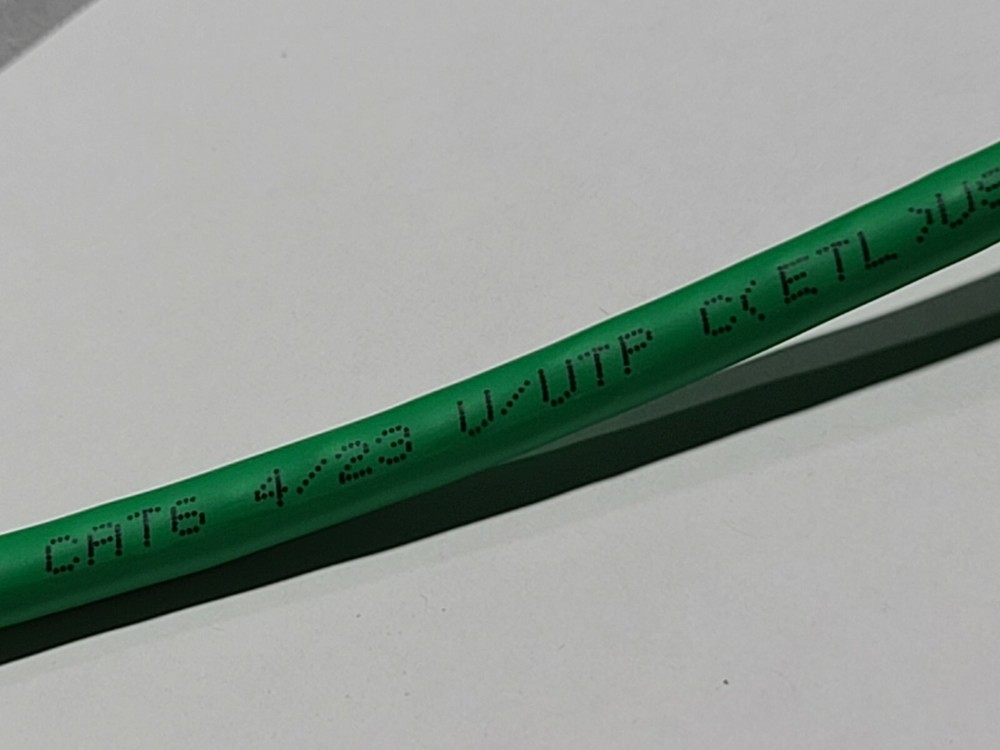 Commscope CS34P 23/4P Cat6 U/UTP WebTrak Plenum CMP Network Cable Green /100ft