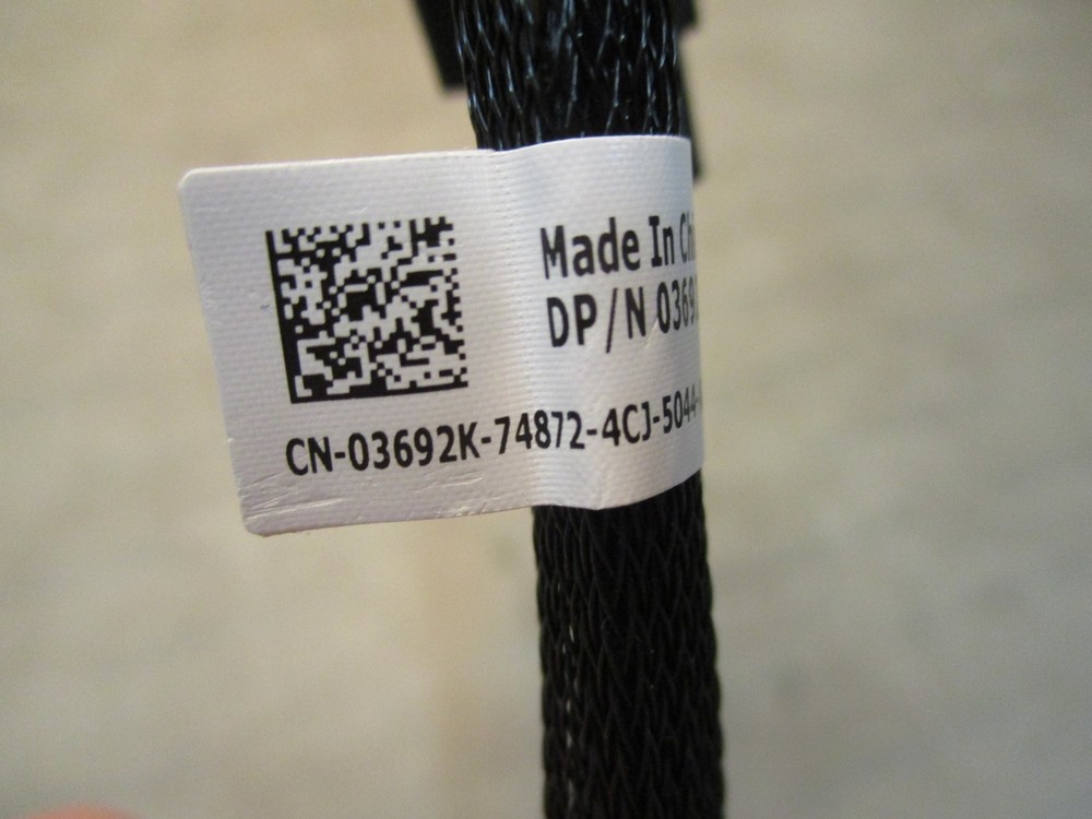 NEW!!! OEM Dell PowerEdge T620 Graphics GPU 2x4 21" Power Cable 3692K