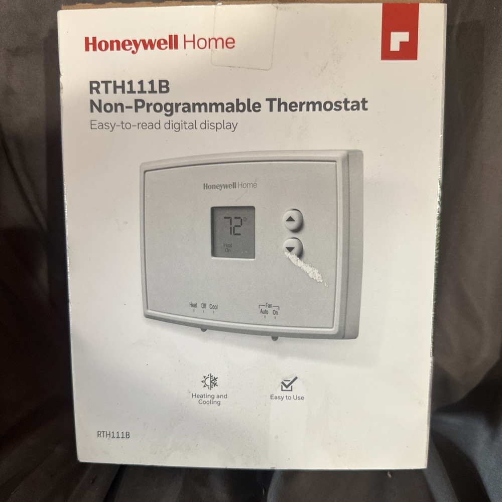 Honeywell RTH111B1024 Digital Non-Programmable Thermostat - White