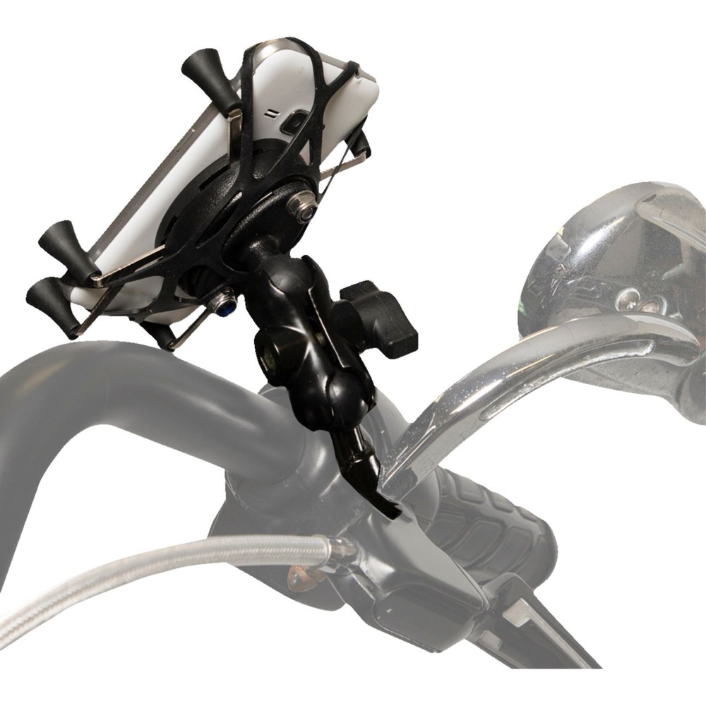 Saddle Tramp Phone Mount - Handlebar - Hex-Grip BC-MC6FPM