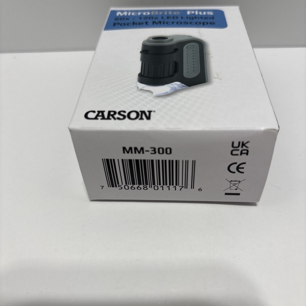 Carson MM-300 MicroBrite Plus LED Pocket Microscope