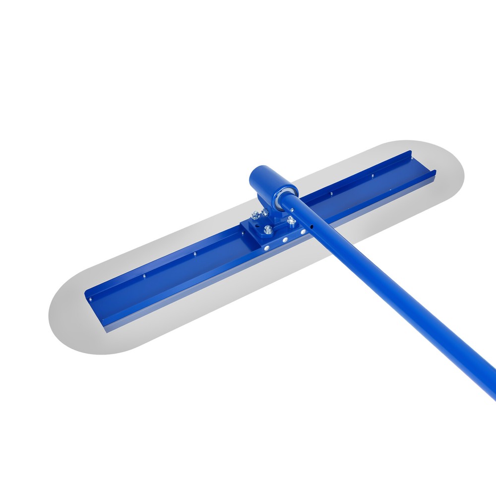 48”x12” Blue Float Concrete Tool Cement Pavement Trowel Float w/5.9ft Poles