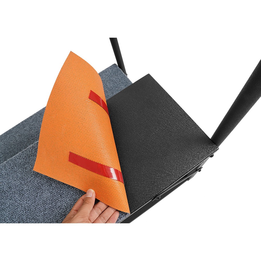 2 Step RV Steps with 2 Handrails w/Step Mat 660 lbs Load Capacity For Trailers