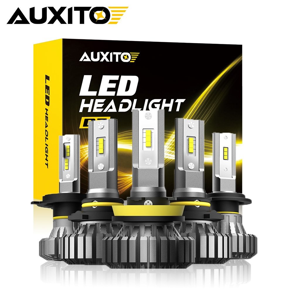 AUXITO 9005 HB3 LED Headlight Super Bright Bulbs Kit White 6500K High-Low Beam