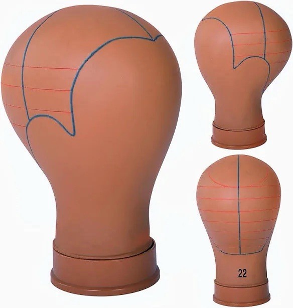 23 Inch Wig Making Mannequin Head for Wigs
