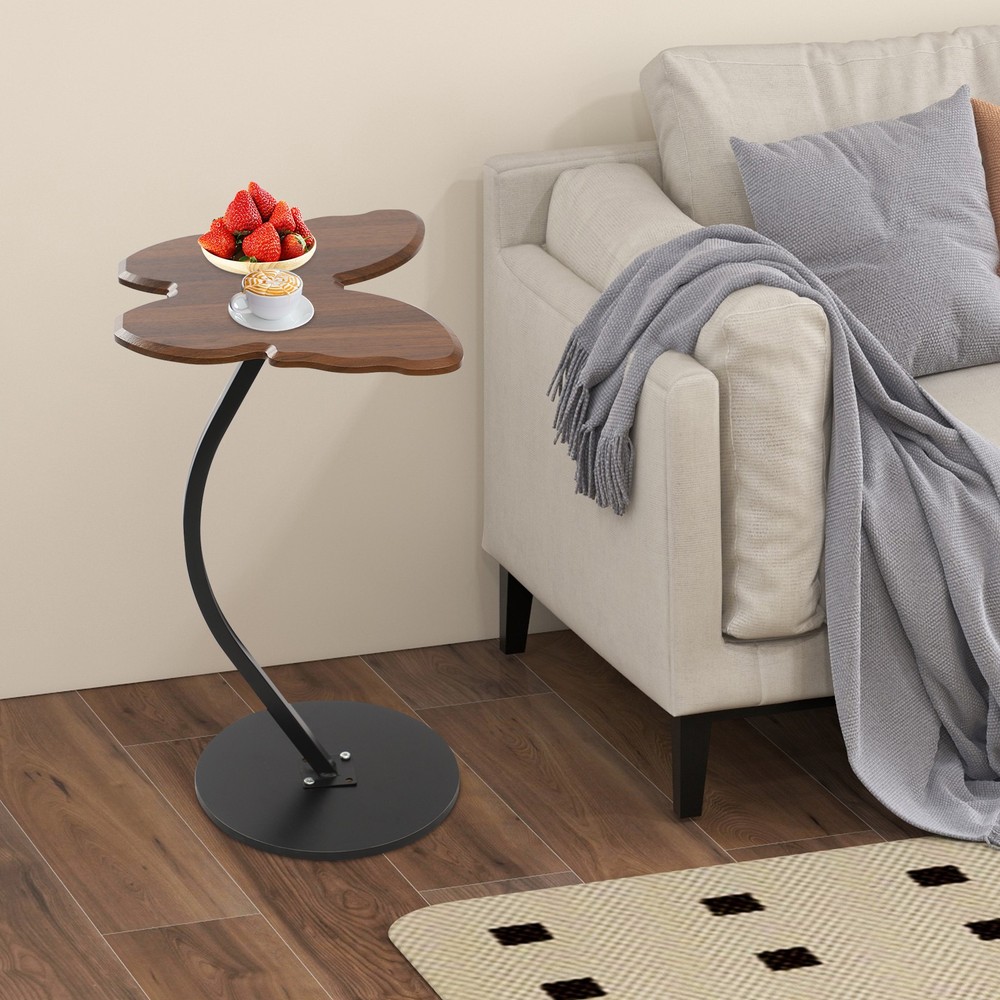 Butterfly-shapeSide Table, Butterfly-shaped Side Table, Small C-shaped End Table