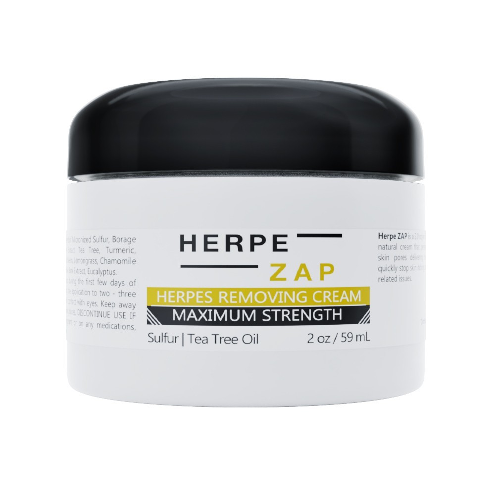 HERPE ZAP Face Cream, Maximum Strength, Rapid Relief, 2 oz.