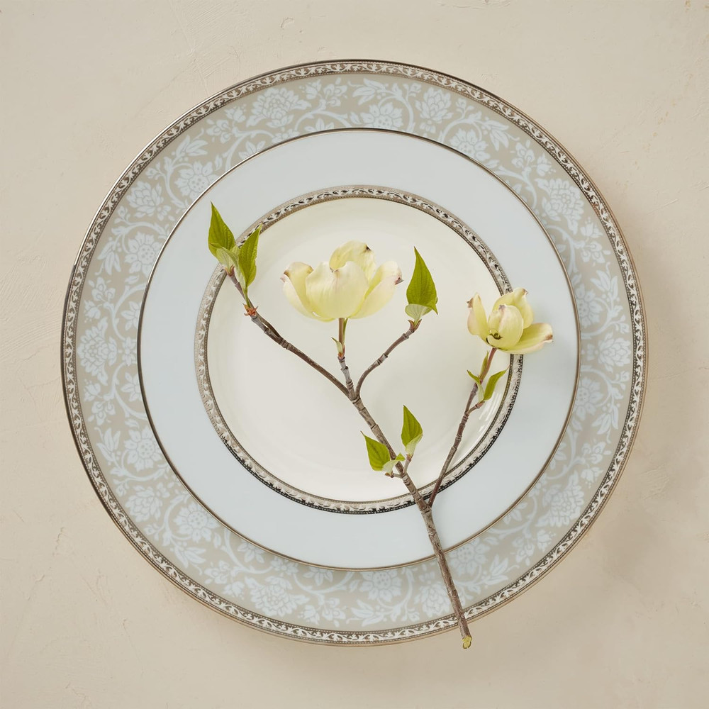 Westmore 5-Piece White Dinnerware Set for Elegant Dining Experience