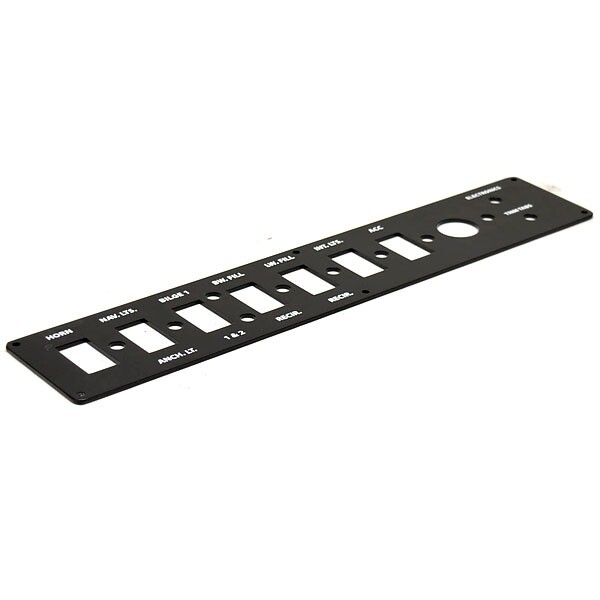 Boat Switch Panel Blank 7202588 | 2013 Ranger 184 Black Aluminum