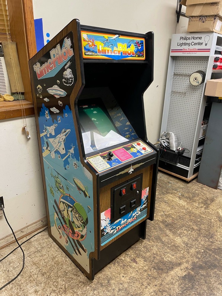 1982 Centuri TIME PILOT dedicated Video Arcade Game - FREE SHIPPING