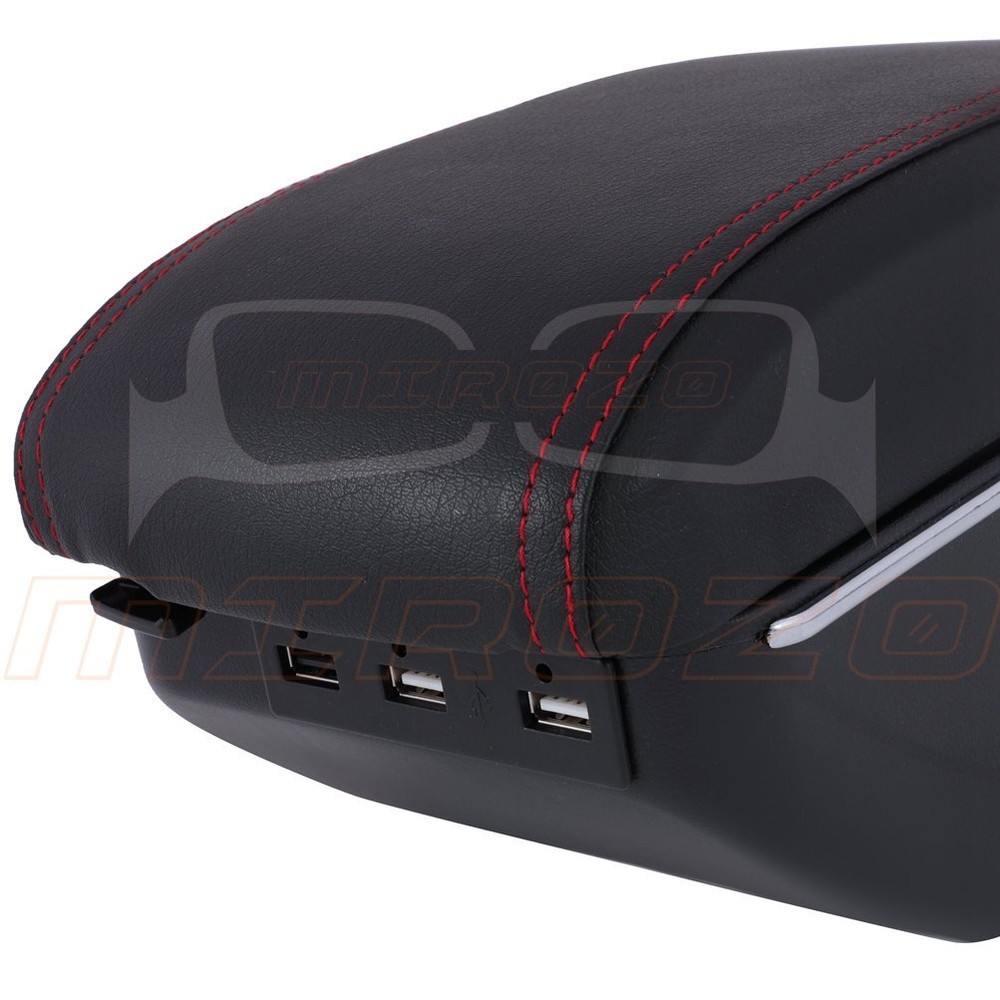 For Nissan Juke 2010-2015 Front Leather Console Container Armrest Storage Box