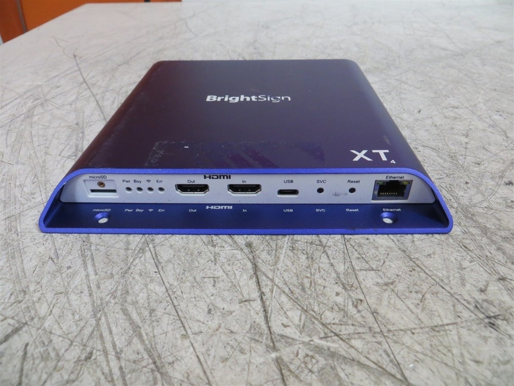 Graphical Issues BrightSign XT1144 XT4 4K Digital Signage Player AS-IS